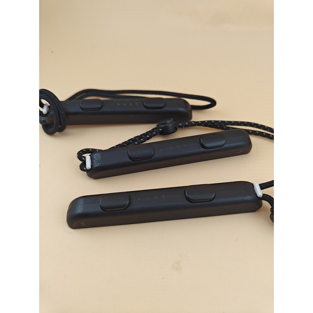 Nintendo Switch Joy Con Wrist Straps Black HAC-014 Genuine Set of 3